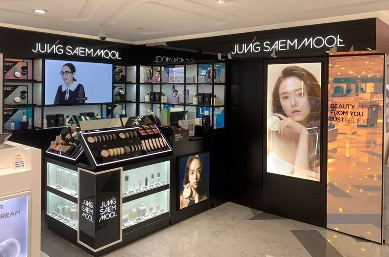 정샘물뷰티 롯데면세점 본점 매장 전경